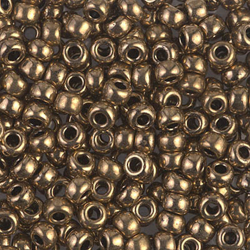 6-457 Metallic Dark Bronze 6/0 Miyuki Seed Beads | SmokyMountainBeads.com