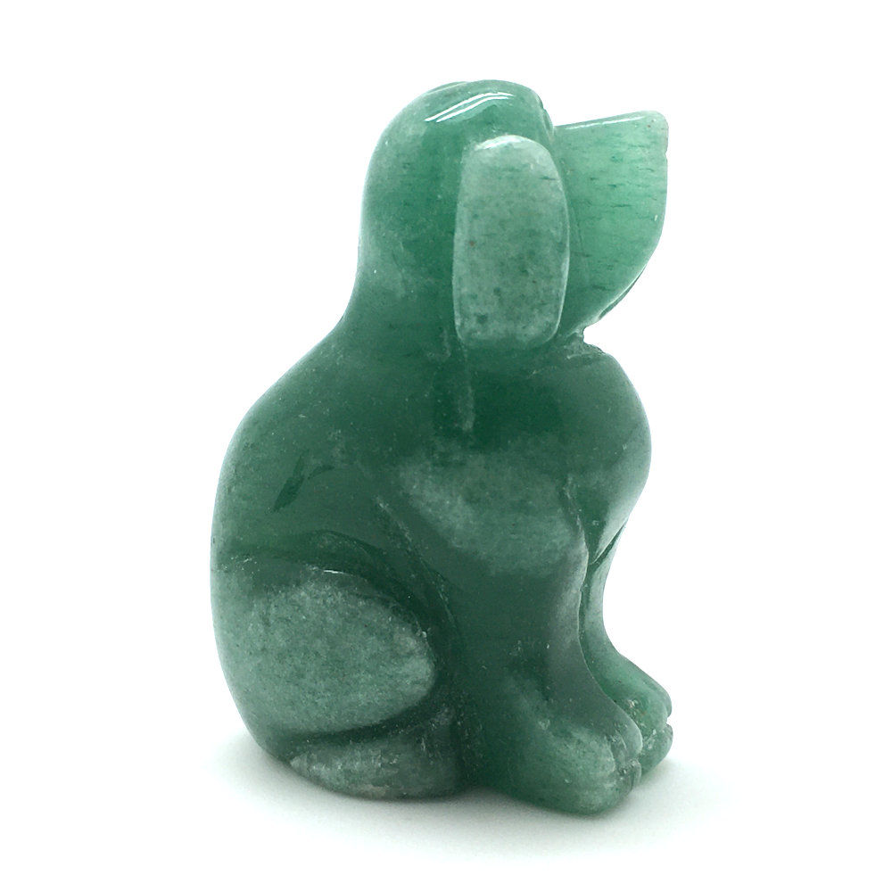 Green Aventurine Dog • Brazil • 59.4 grams ~ 52x35x24mm 87100DOG-AVG-59-4