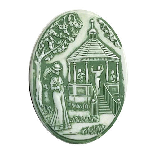 55100RES-4030CM-86 Victorian Promenade Cameo Cabochon | SmokyMountainBeads.com