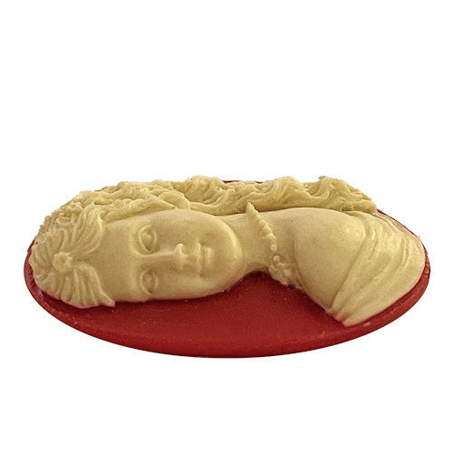 55100RES-4030CM-52 Woman Cameo Cabochon • 40x30mm| Smoky Mountain Beads