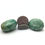 Thumbnail: 50005EMFQ • Emerald & Fuchsite in Quartz Tumbles • Extra-Large | SmokyMountainBeads.com