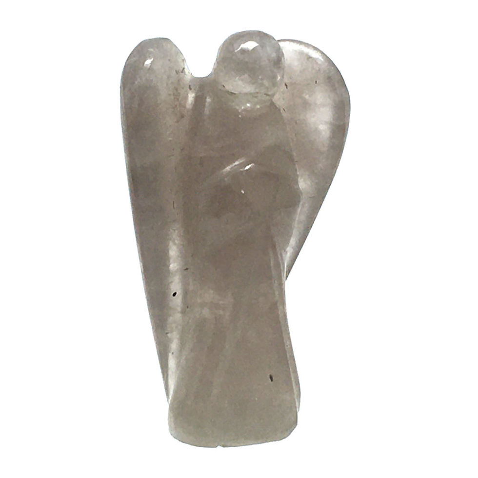 Thumbnail: Smoky Quartz Angel • 12.5 grams ~ 37x22x13mm  • 97100SMQ-12-5 | SmokyMountainBeads.com