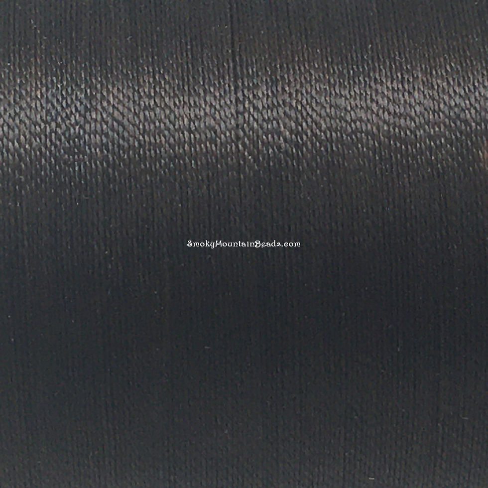 Dark Brown • Silamide Waxed Thread • Size A | SmokyMountainBeads.com