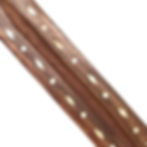 Wood Inlay Stick Incense Holder • Diamonds & Dots | SmokyMountainBeads.com