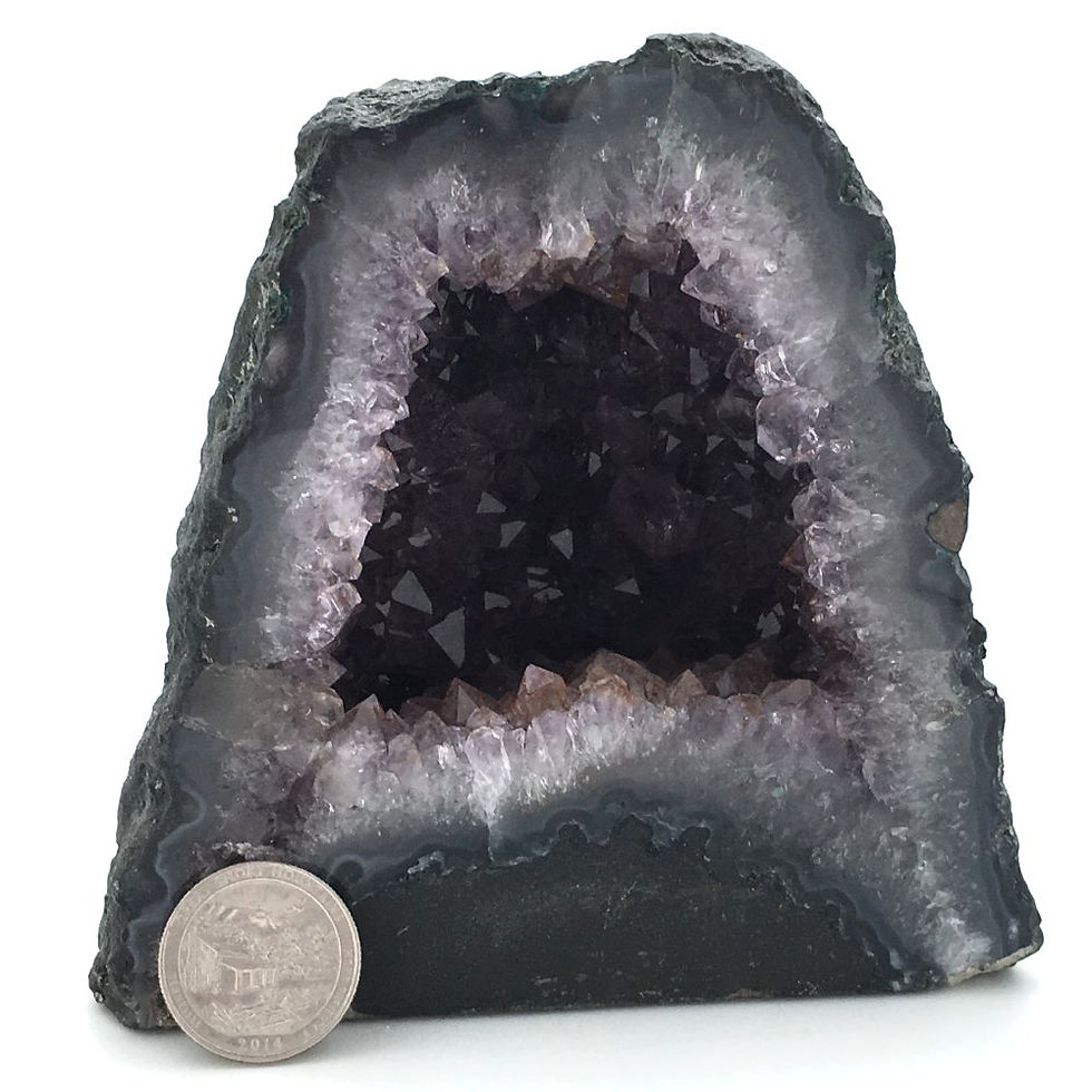 Thumbnail: Amethyst Geode Cathedral • Uruguay • 1.196 kg ~ 4.75x5x2.25"