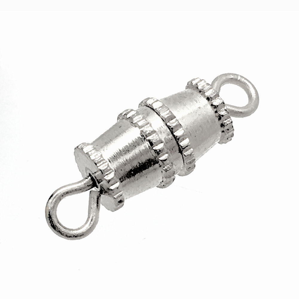 Barrel Screw Clasp with Loops • 16x5mm • 44BRL-1605-11 | SmokyMountainBeads.com