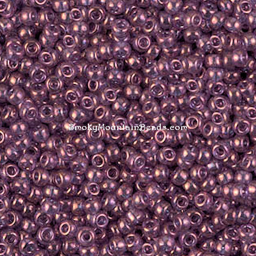 11-312 • Amethyst Gold Luster • 11/0 Miyuki Seed Beads | SmokyMountainBeads.com