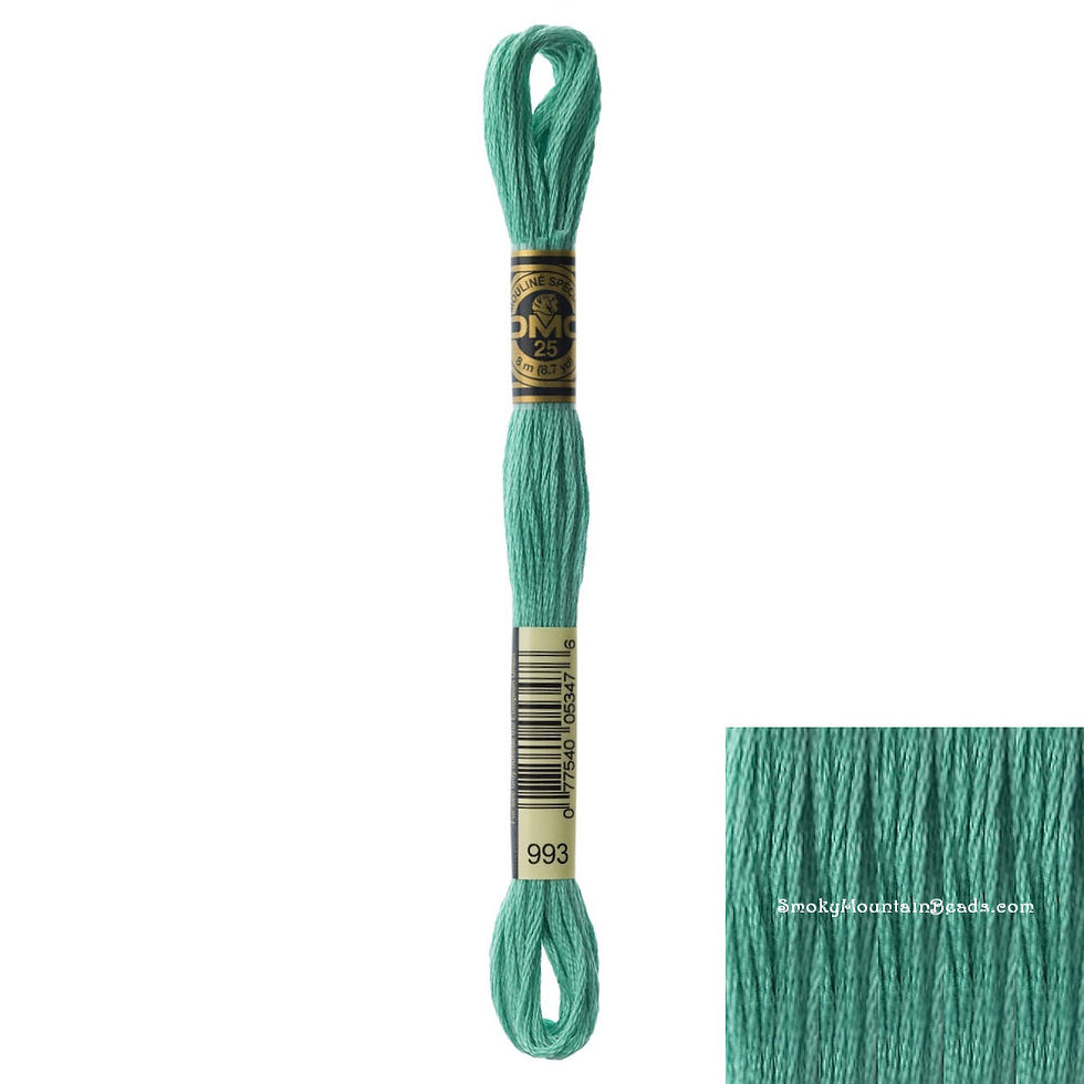 0993 • Aquamarine Very Light Floss • DMC | SmokyMountainBeads.com