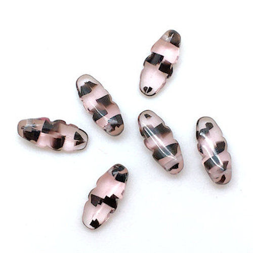 41-613SR-78126 • Daggers-Serrated • Rosaline Tortoise • 6x13mm | smokymountainbeads
