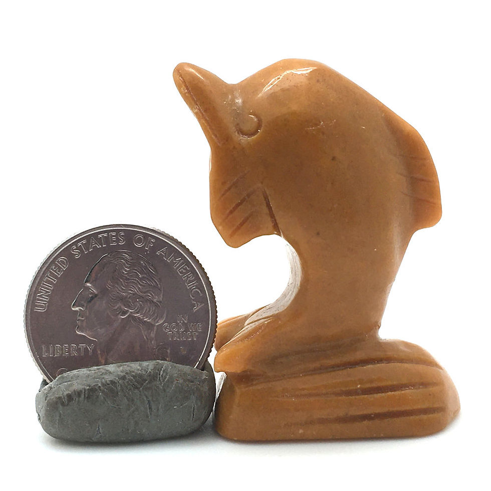 Thumbnail: Yellow Jasper Dolphin • 34.6 grams ~ 46x32x18mm 87100DOL-YJ