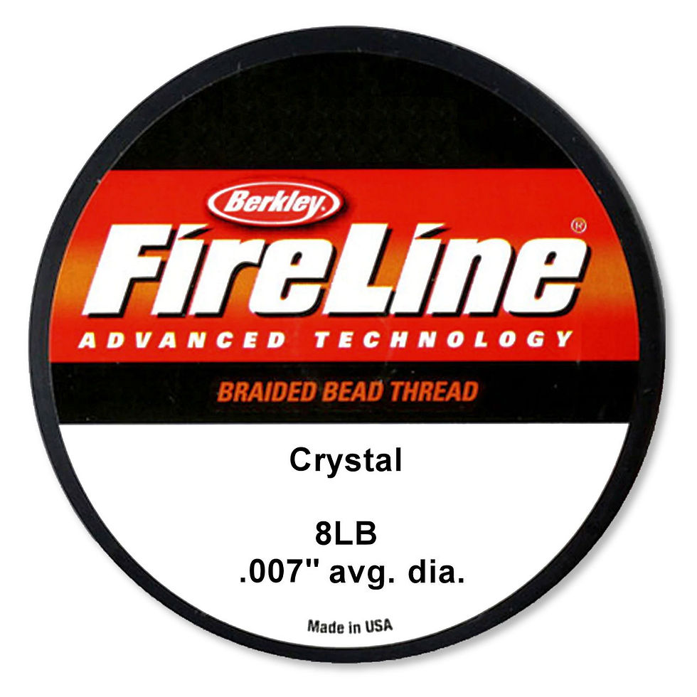 Thumbnail: FireLine Sampler Size • Crystal • 8LB • 40 yards | SmokyMountainBeads.com