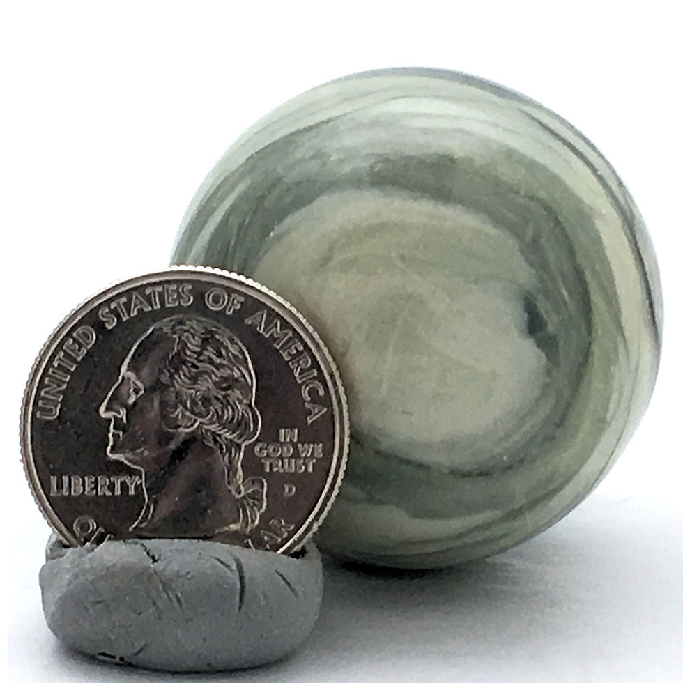 Thumbnail: Serpentine Sphere • Brazil • 84.3 grams ~ 39.4mm