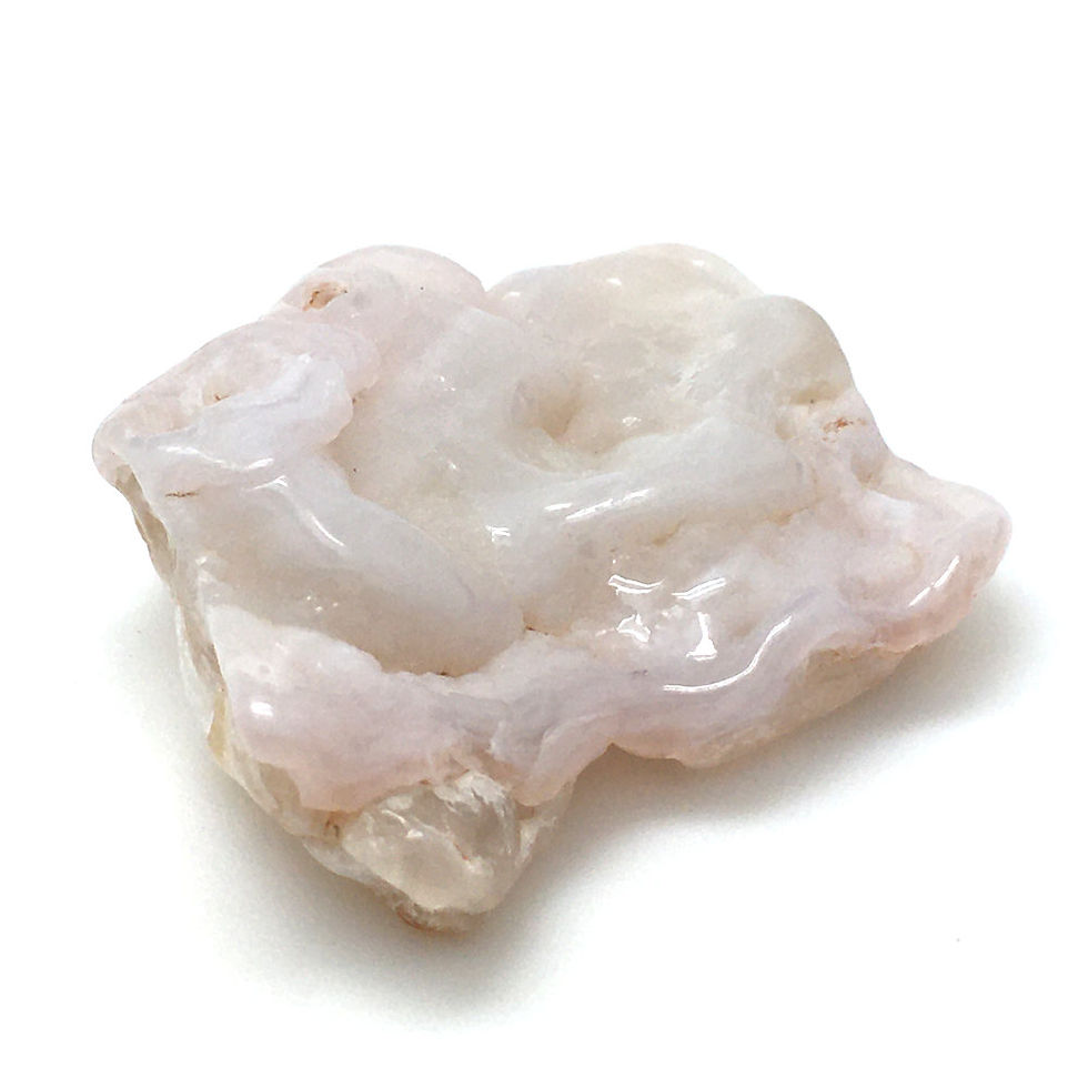 Thumbnail: Polished Botryoidal Pink Chalcedony • Arizona • 26.4 grams ~ 44x43x13mm | smokymountainbeads