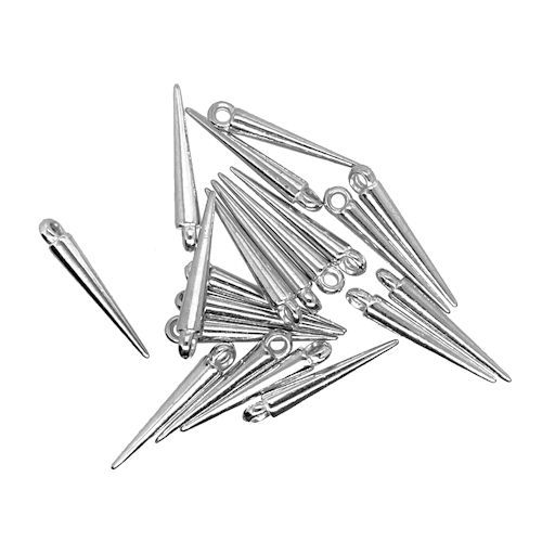 Thumbnail: 167100ACR-2202SP • Acrylic Spikes • 23x2mm | SmokyMountainBeads.com