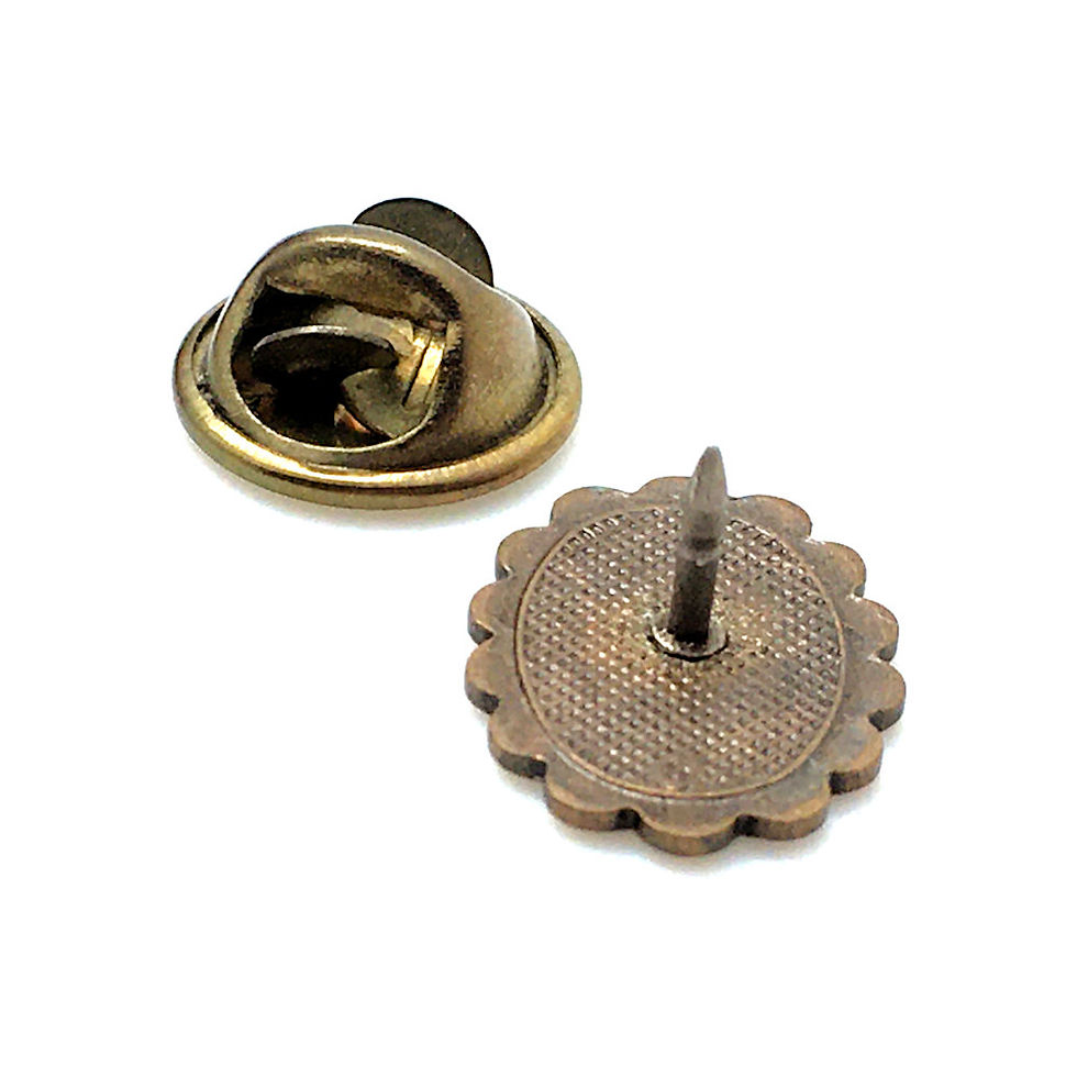 Thumbnail: Angel Child Lapel Pin • Antiqued Brass • 39100LPN-ANCH-21 | SmokyMountainBeads.com