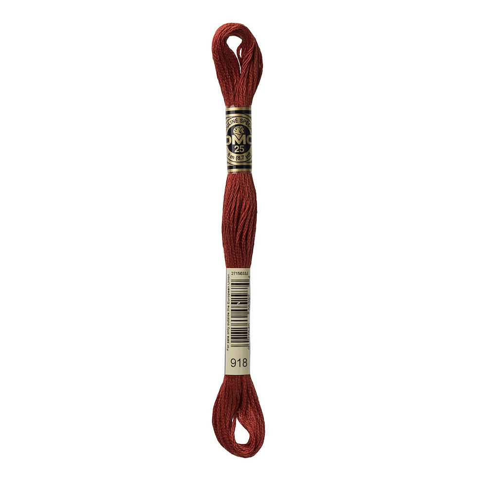 Thumbnail: 918 • Red Copper Dark Floss • DMC | SmokyMountainBeads.com