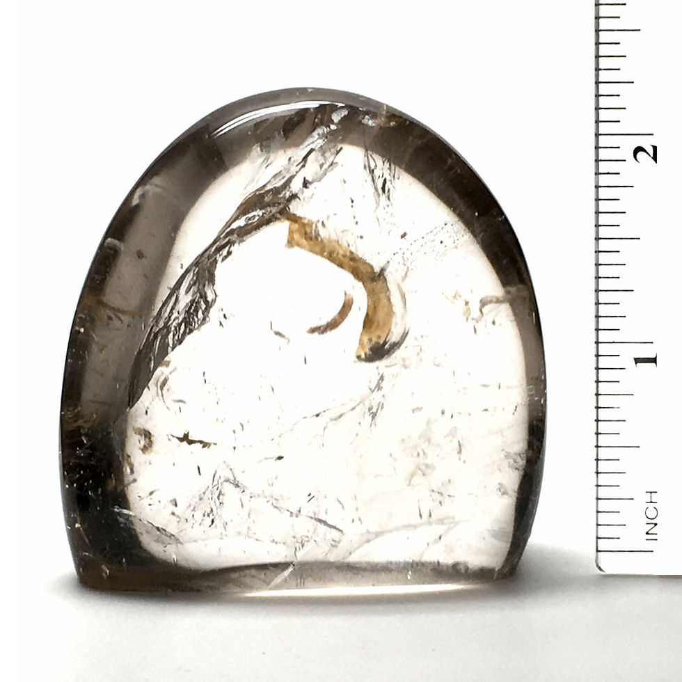 Thumbnail: HQ Smoky Quartz Freeform • Madagascar • 206.5 grams ~ 59x61x37mm • 94100SMQ-206-5 | SmokyMountainBeads.com
