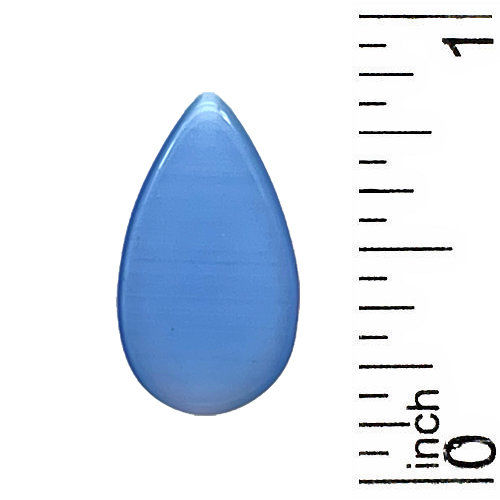 55100CE-77-1810BLUL • Cats Eye Teardrop Cabochon • 18x10x4mm | Smoky Mountain Beads