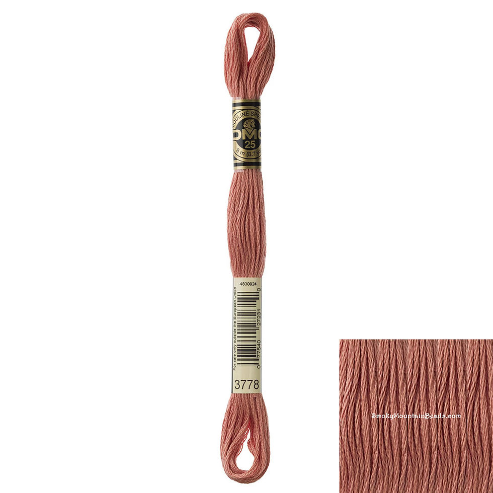 3775 • Terra Cotta Light Floss • DMC | SmokyMountainBeads.com