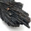 Thumbnail: 90100KYBBF Black Kyanite Fan 24.9 grams ~ 65x32x17mm