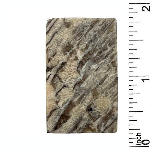 55100GFZ-83-40256 • Graphic Feldspar 'Zebradorite' Rectangle Cabochon • 40x25x6mm | SmokyMountainBeads.com
