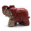 Thumbnail: Red Brecciated Jasper Elephant • Brazil • 63.0 grams ~ 48x26x34mm