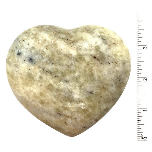 Thumbnail: Yellow Calcite Heart •  95100CAY-469-4 | SmokyMountainBeads.com
