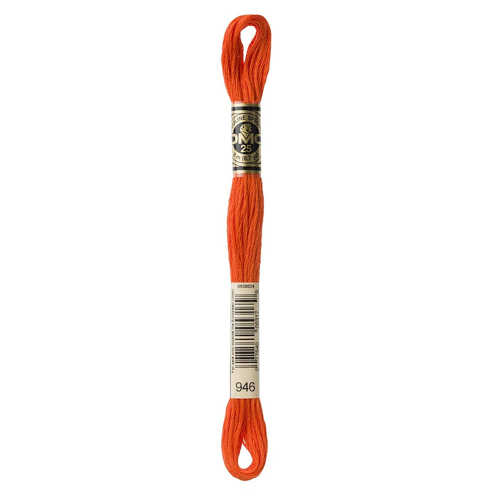 Thumbnail: 946 • Burnt Orange Medium Floss • DMC | SmokyMountainBeads.com