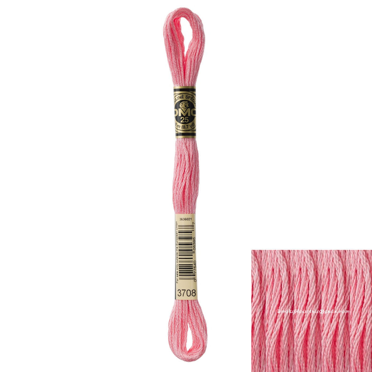 3708 • Melon Light Floss • DMC | SmokyMountainBeads.com