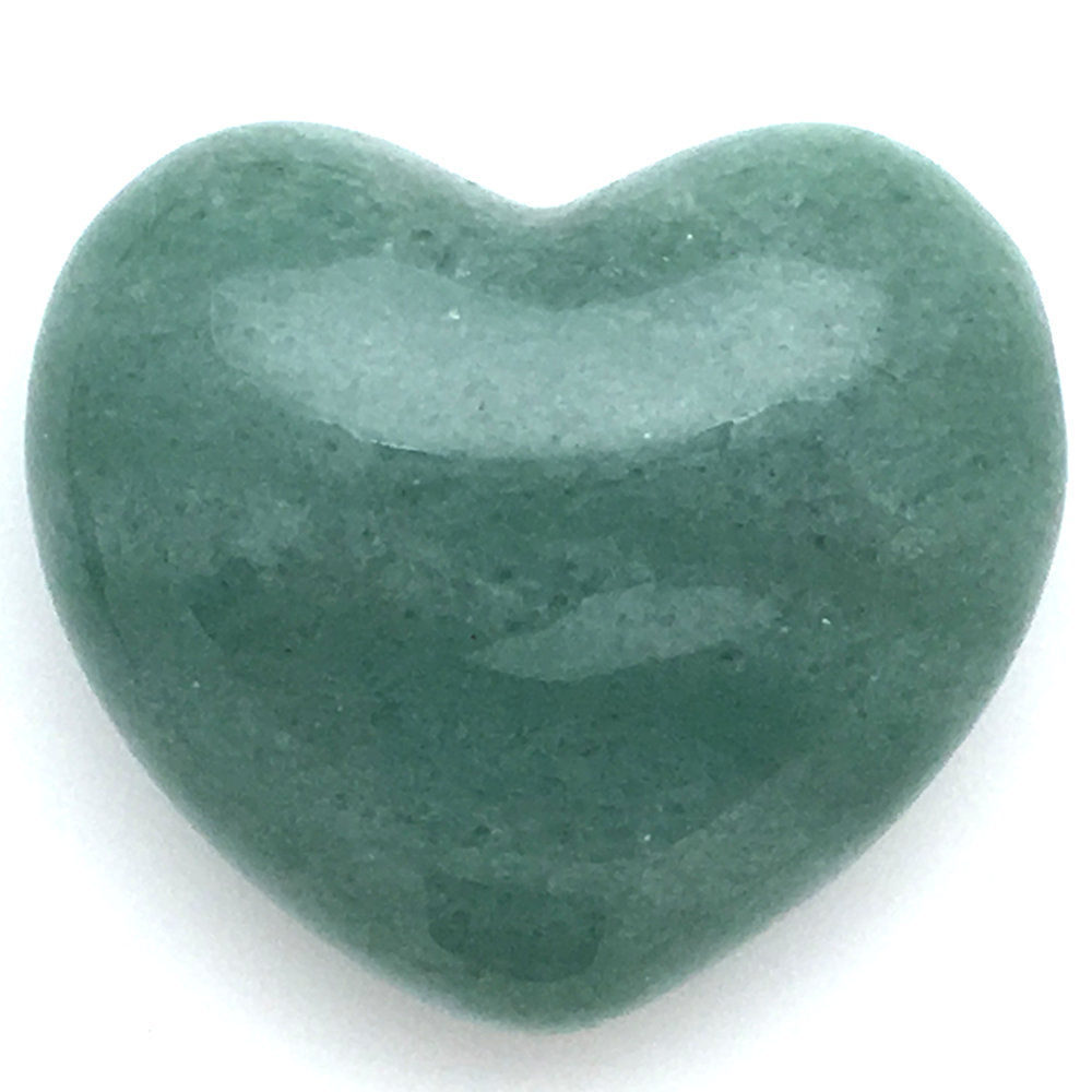 Green Aventurine Heart • Brazil • 56.6 grams ~ 45x40x22mm