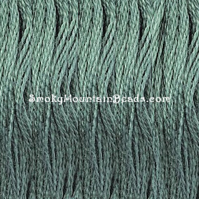 501 • Blue Green Dark Floss • DMC | SmokyMountainBeads.com