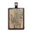 Thumbnail: Palmistry Pendant Necklace • 45x27mm • 56100SL-4527A18-PALM | SmokyMountainBeads.com