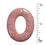 Thumbnail: 52RDN-69-4536 Rhodonite Oval Donut • 45x36mm | SmokyMountainBeads.com