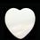 Thumbnail: 195100MoP-F1515WHT • Mother-of-Pearl Flat Heart Beads • 15x15x3-4mm | SmokyMountainBeads.com