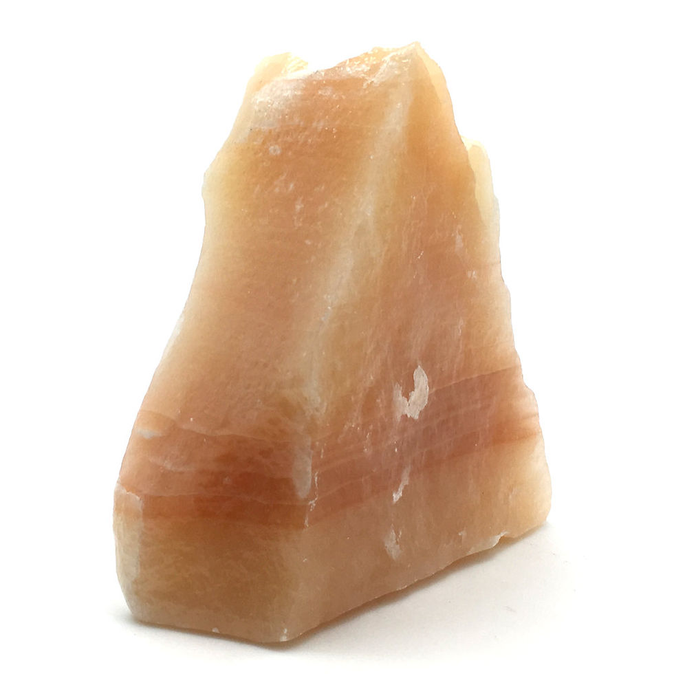 Thumbnail: Orange Calcite Chunk • Mexico • 390.0 grams ~ 92x80x40mm