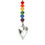 Thumbnail: Chakra Wild Heart  Suncatcher • Swarovski • 3 3/4" • 05600SC-6240-9999 | SmokyMountainBeads.com