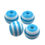 Thumbnail: Acrylic Round Striped Beads • 8mm • 170100ACR-08S-BLU | Smoky Mountain Beads