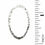 Thumbnail: Hammered Oval Link • 28x18mm • Silver-Plated •  33LINK-692818-11 | SmokyMountainBeads.com