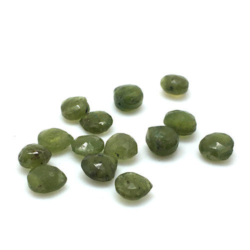 Thumbnail: Vesuvianite Briolettes  • 5x4mm - 7x7mm • 177100VES-0504 | SmokyMountainBeads.com