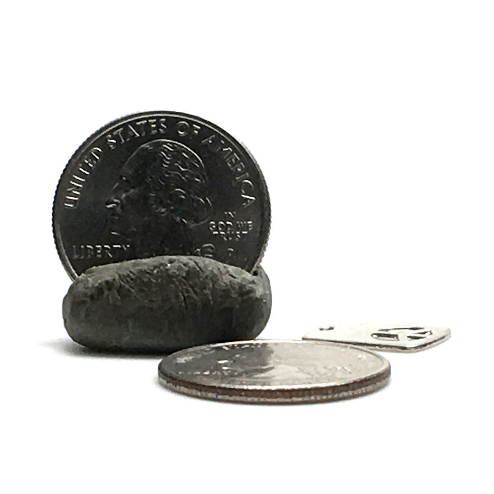 Thumbnail: Peace Sign Cut-Out Tag Charm • 16x10mm (1) • 26100MTL-1610-11 | SmokyMountainBeads.com