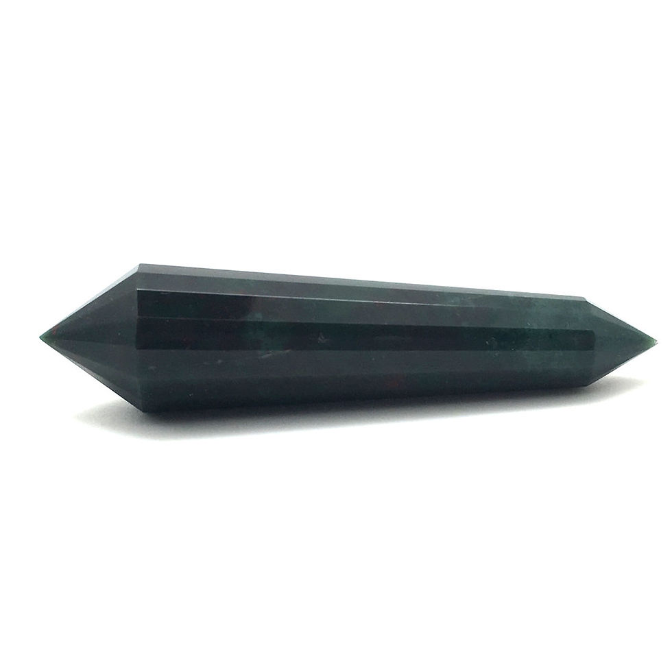 Thumbnail: Bloodstone DT Point • India • 40.6 grams ~ 86x21x13mm 68100BLsi