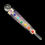Thumbnail: Amethyst Quartz Chakra Wand 79.7 grams~  5-1/4 x 1 inch 68100AMT