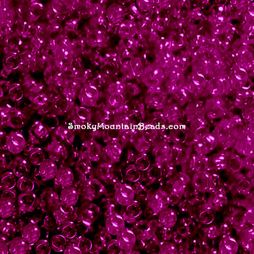 Thumbnail: 11-289 • Transparent Bright Magenta  • 11/0 Matsuno Seed Beads | SmokyMountainBeads.com