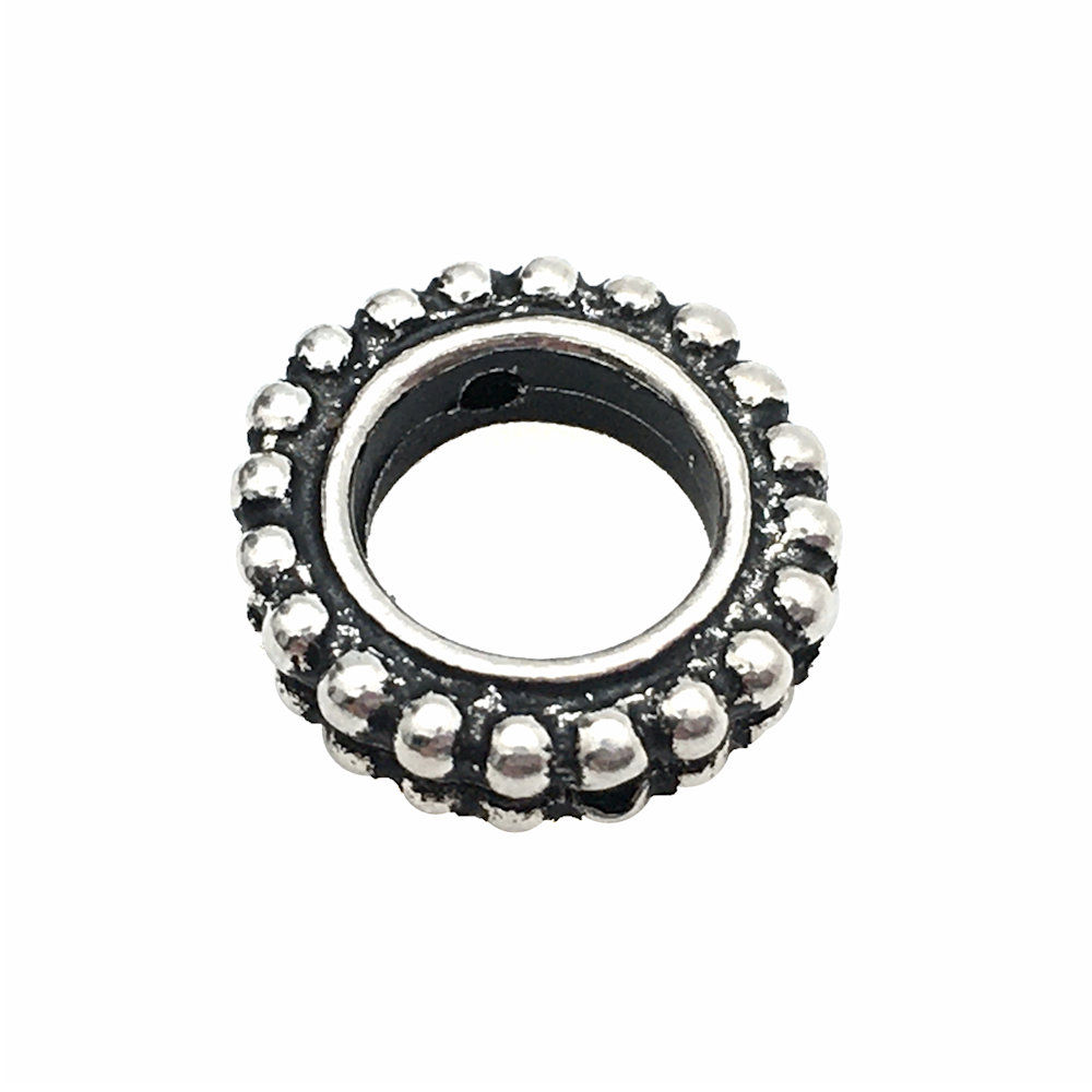 Round Beaded Bead Frame • 11.25mm • 6.5mm ID • 94-5654-12 | SmokyMountainBeads.com