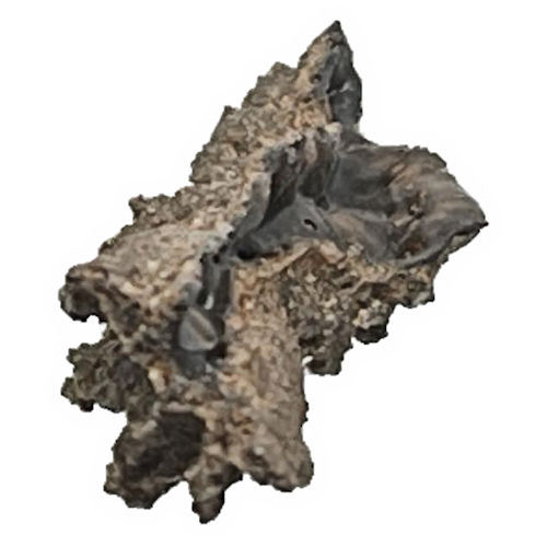 Thumbnail: 90FUL-2648 • Fulgurite • 48x21x14mm | SmokyMountainBeads.com