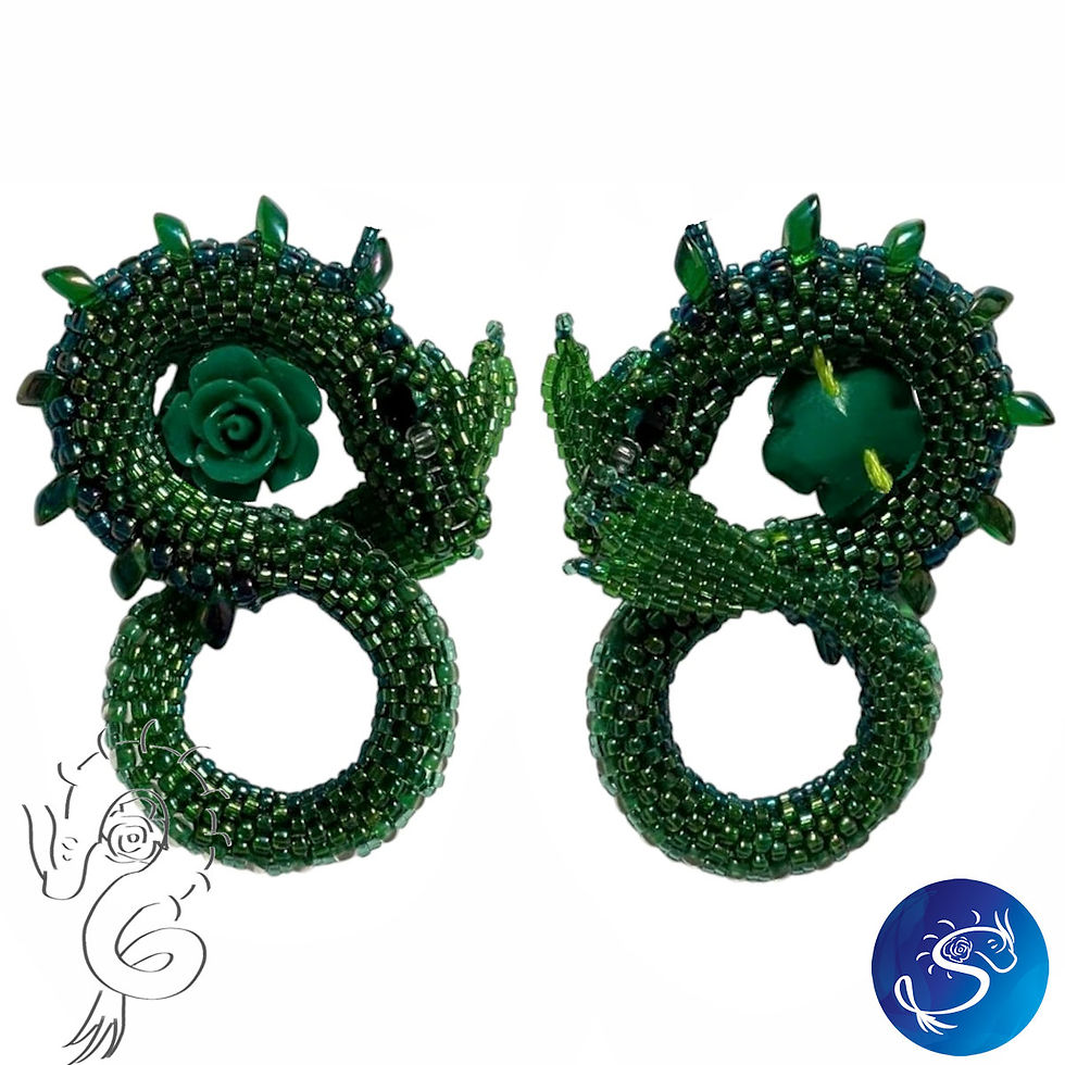 Thumbnail: Emerald • S-Dragon Bead Kit • by Moonlight Meadows | SmokyMountainBeads.com