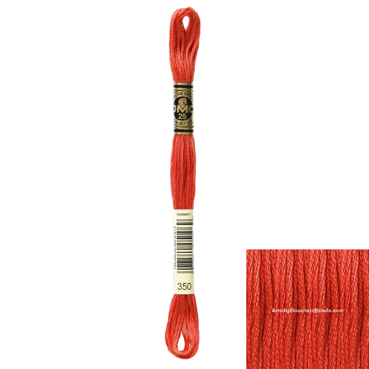 350 • Coral Medium Floss • DMC | SmokyMountainBeads.com
