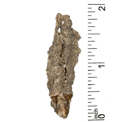 90FUL-1144 • Fulgurite • 44x16x12mm | SmokyMountainBeads.com