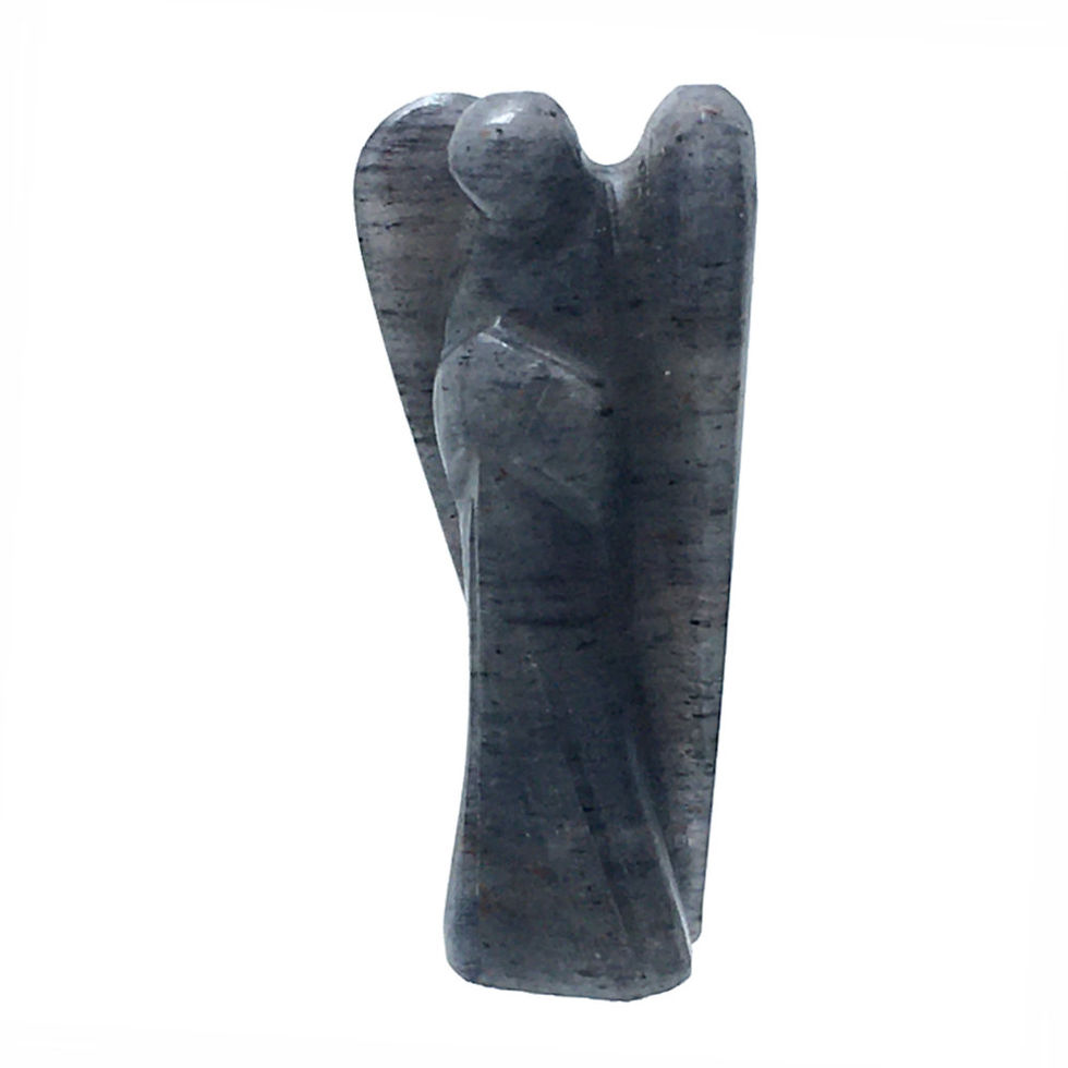 Thumbnail: Cordierite (var. Iolite) Angel • India • 9.2 grams ~ 41x21x9mm • 97100ioL-9-2 | SmokyMountainBeads.com