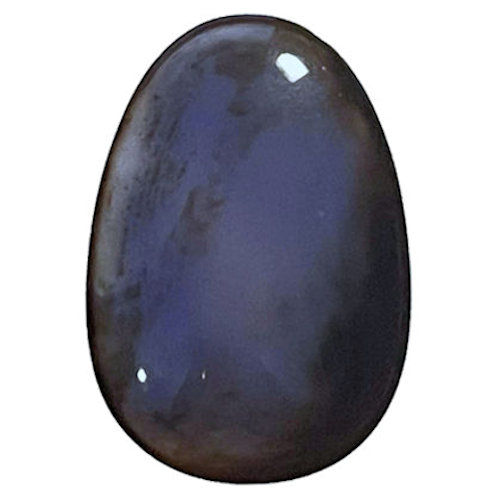 55AG-69-3625BBD Agate Pear Cabochon • 36x25mm | SmokyMountainBeads.com